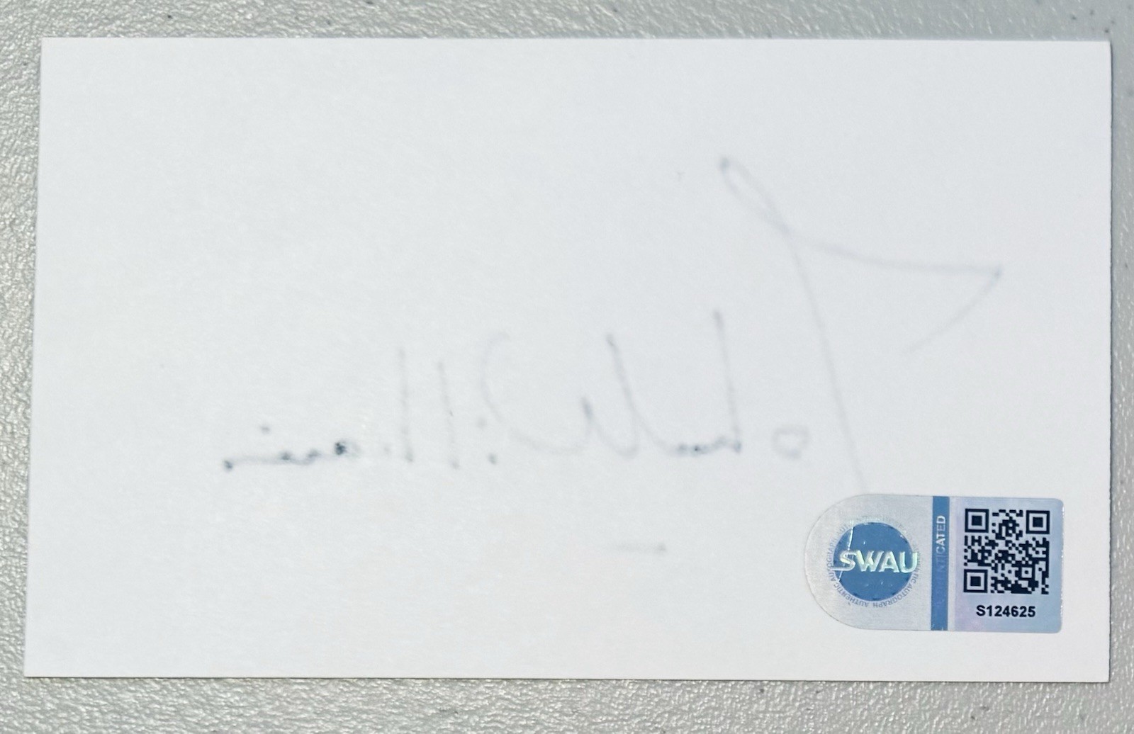 John Williams Signed Autographed 3×5 Card SWAU Authenticated Star Wars Jaws 2