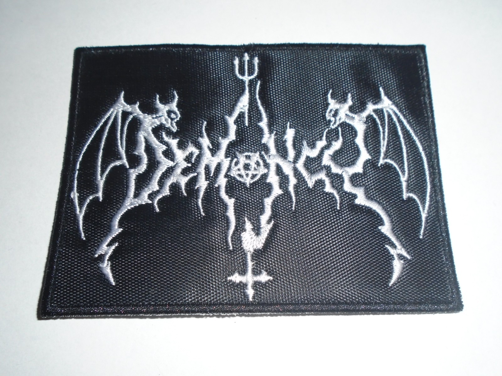 DEMONCY BLACK METAL EMBROIDERED PATCH