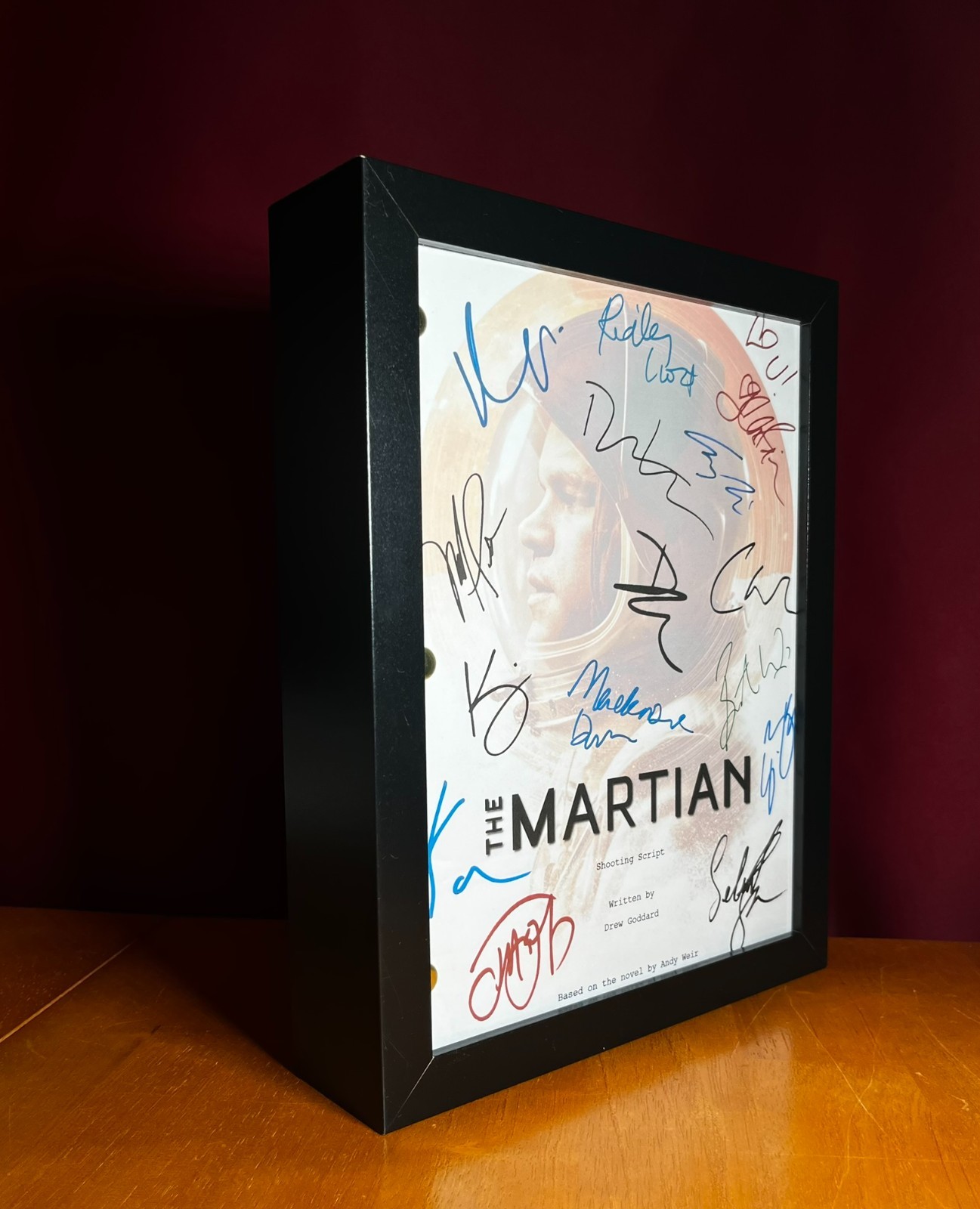 Project Hail Mary & The Martian Scripts Signed- Autograph Reprints- Space Travel
