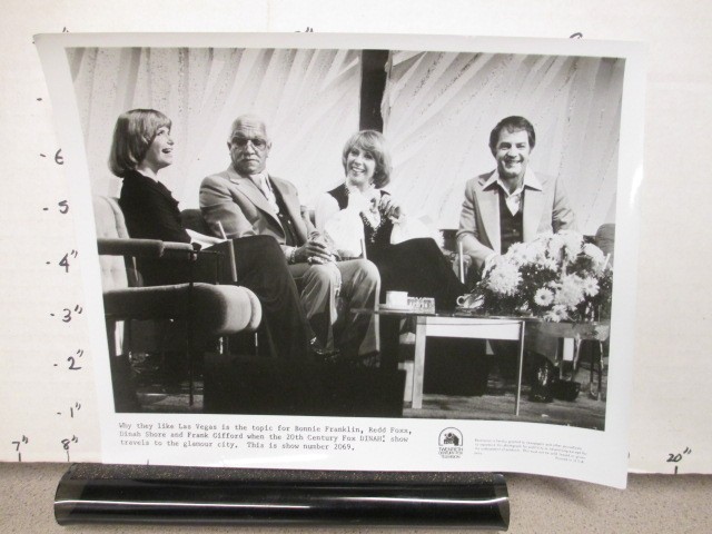 DINAH SHORE TV show promo photo 1970s Bonnie Franklin Redd Foxx Frank Gifford