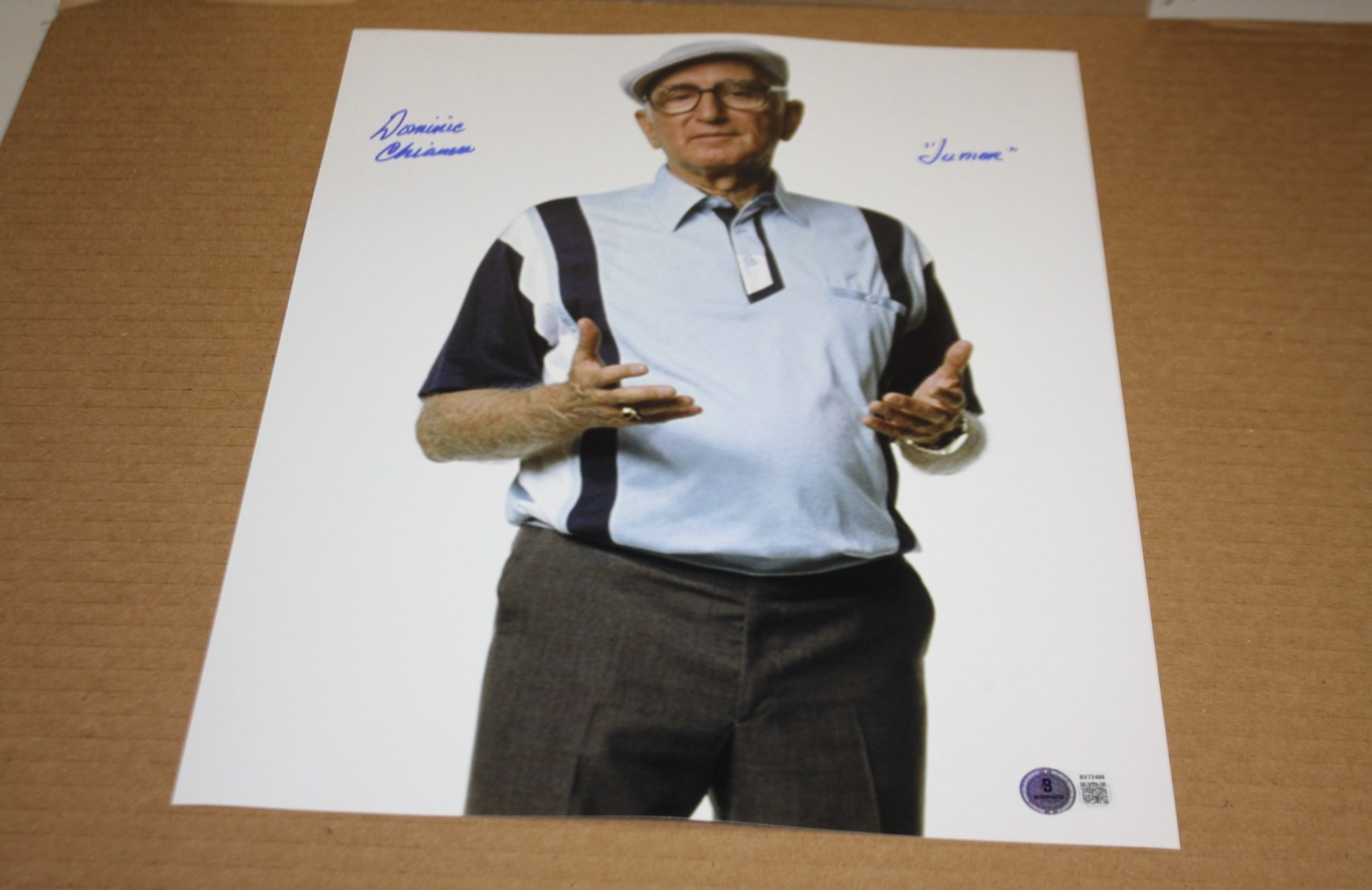 DOMINIC CHIANESE Signed Sopranos 11×14 Autograph Photo “JUNIOR” BECKETT