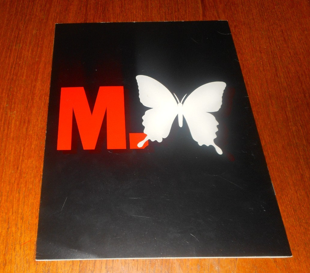 M. Butterfly Broadway Show 1989 Souvenir Program by David Henry Hwang