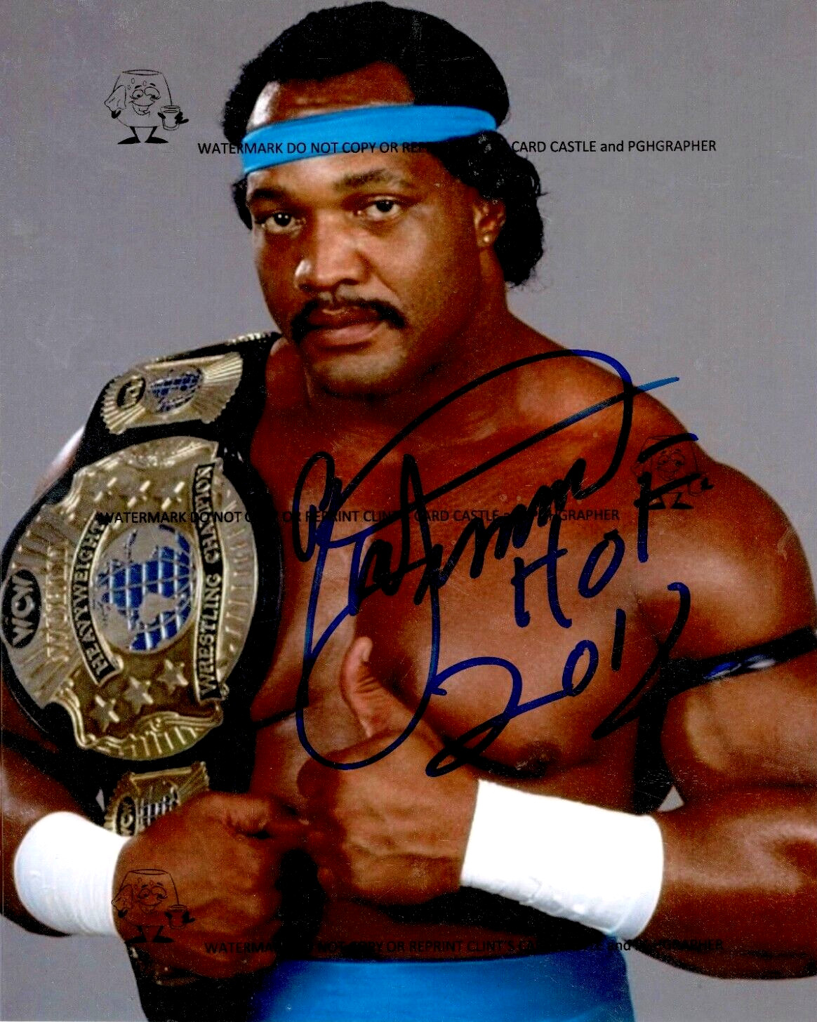 FAAROOQ WWE / WWF / WCW SIGNED AUTOGRAPHED 8×10 – Ron Simmons Florida State