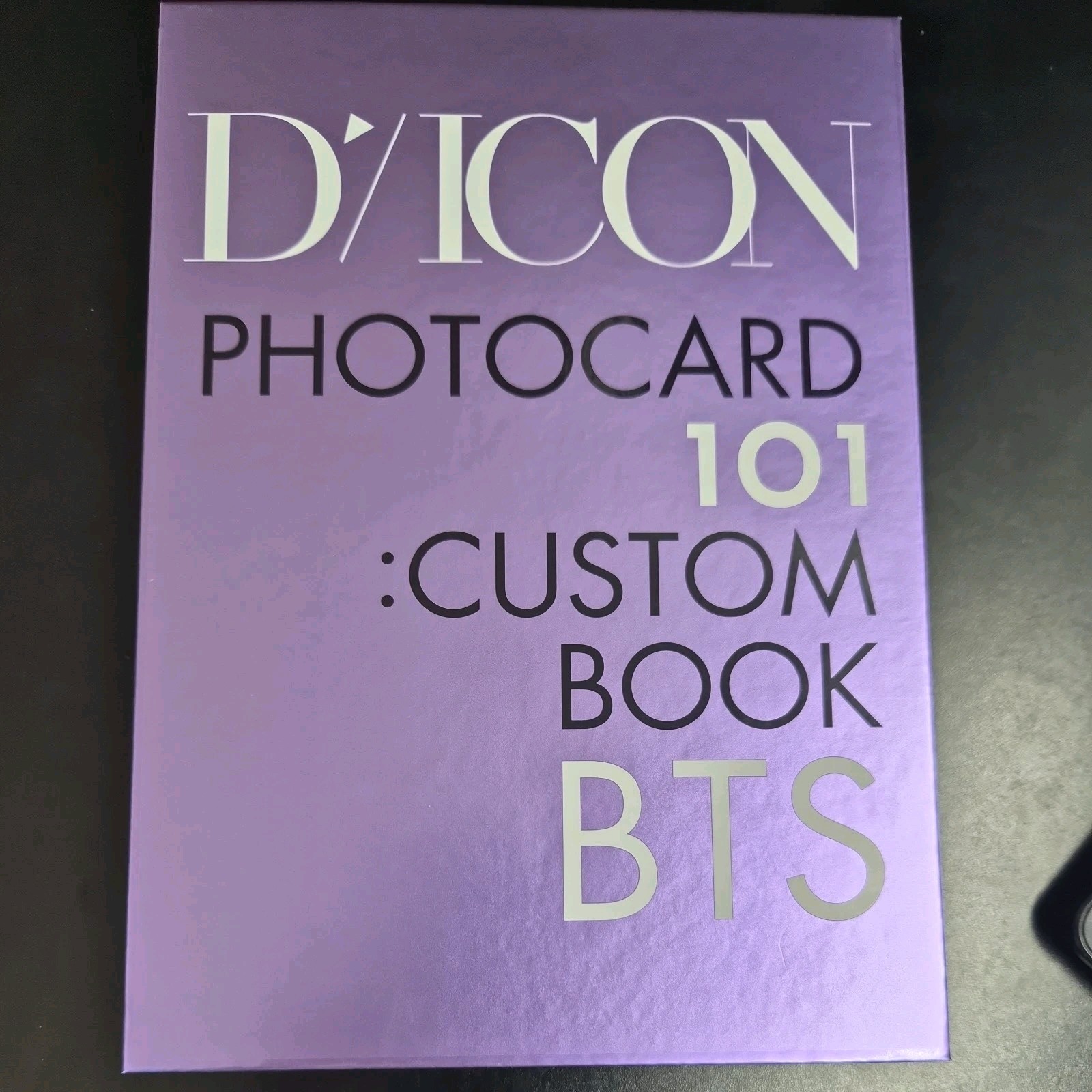 BTS Dicon photocard 101 custom book