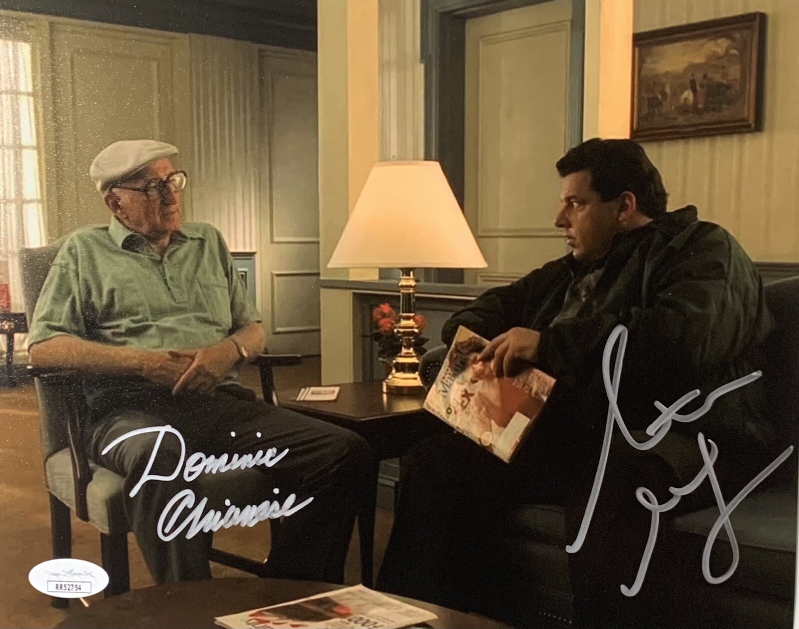 Dominic Chianese & Steve Schirripa “The Sopranos” Dual Autographed 8×10 #2 JSA