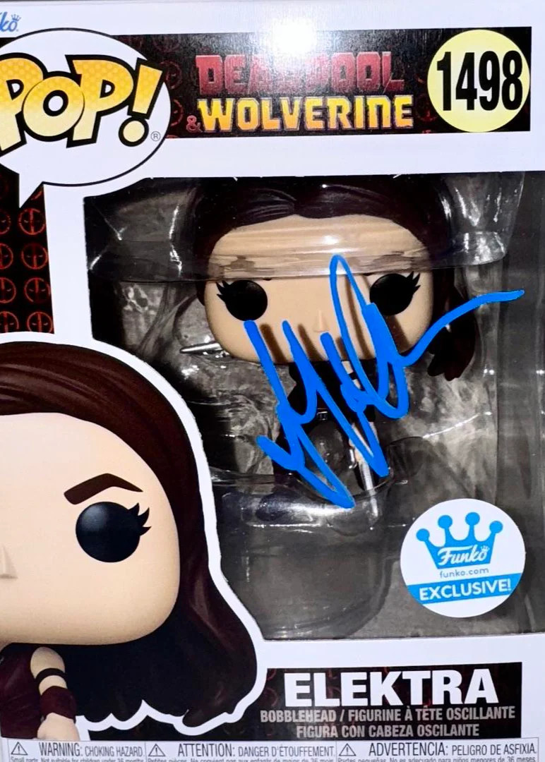 Jennifer Garner Signed Funko #1498 “Elektra” Deadpool & Wolverine-Beckett COA