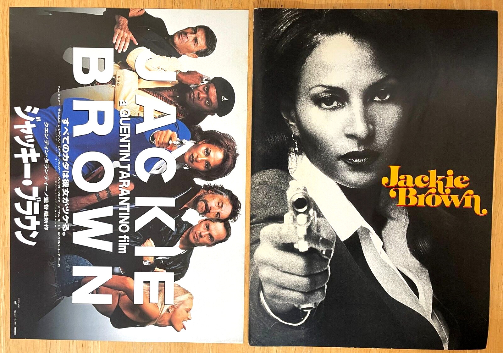 Jackie Brown Movie Program /Mini-Poster Flyer Japan Pam Grier, Bridget Fonda