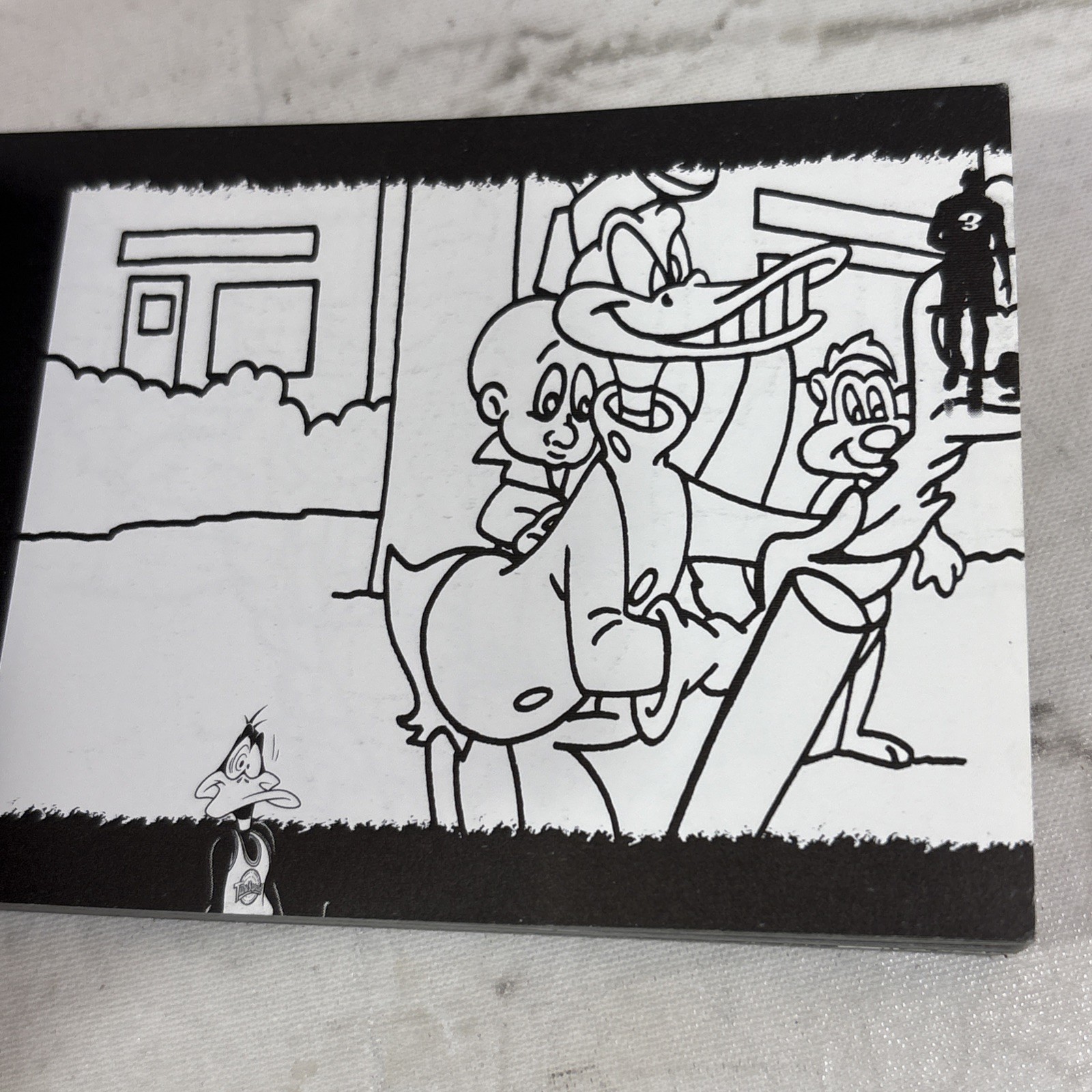 Space Jam Coloring Action Flip 1996 Michael Jordan WB Design Flipbook VTG