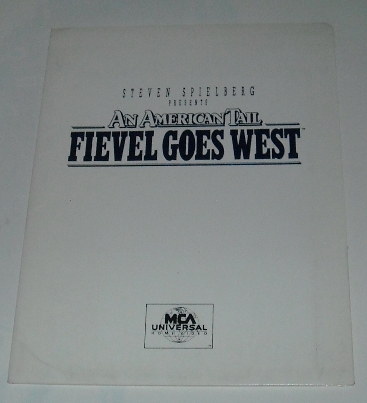 AN AMERICAN TAIL FIEVEL GOES WEST PROMO MOVIE PRESS KIT w 4 PHOTOS ANIMATED