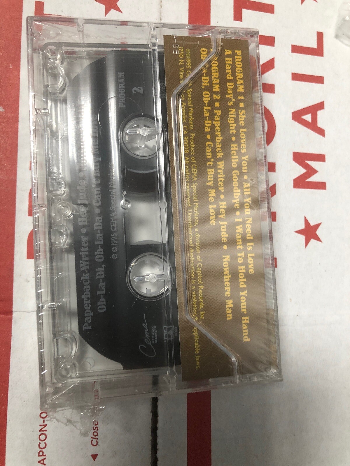 ROMANTIC GUITARS PLAY LENNON AND MCCARTNEY AUDIO CASSETTE BRAND NEW