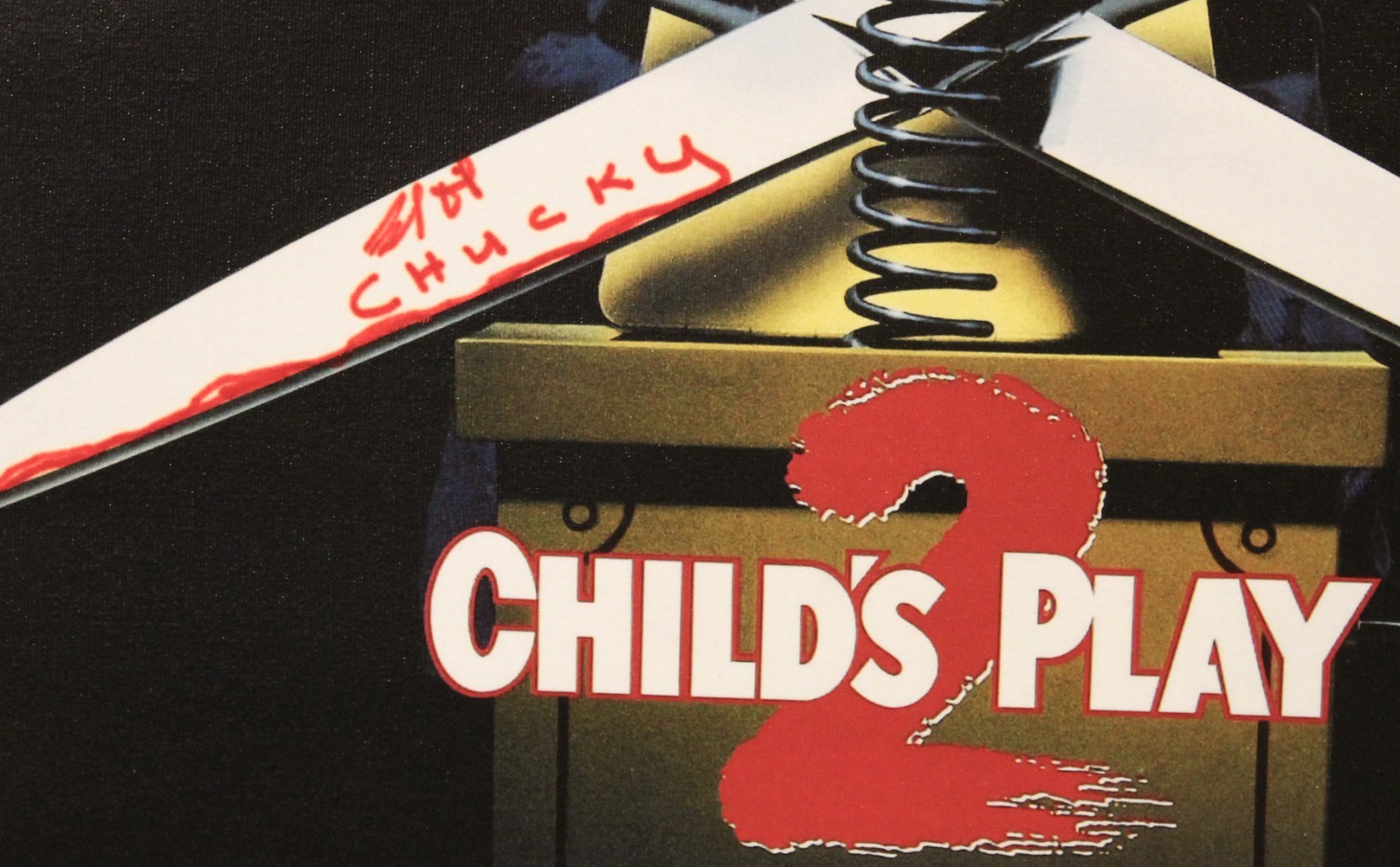 Brad Dourif Autographed Oversize Canvas Print – Child’s Play 2