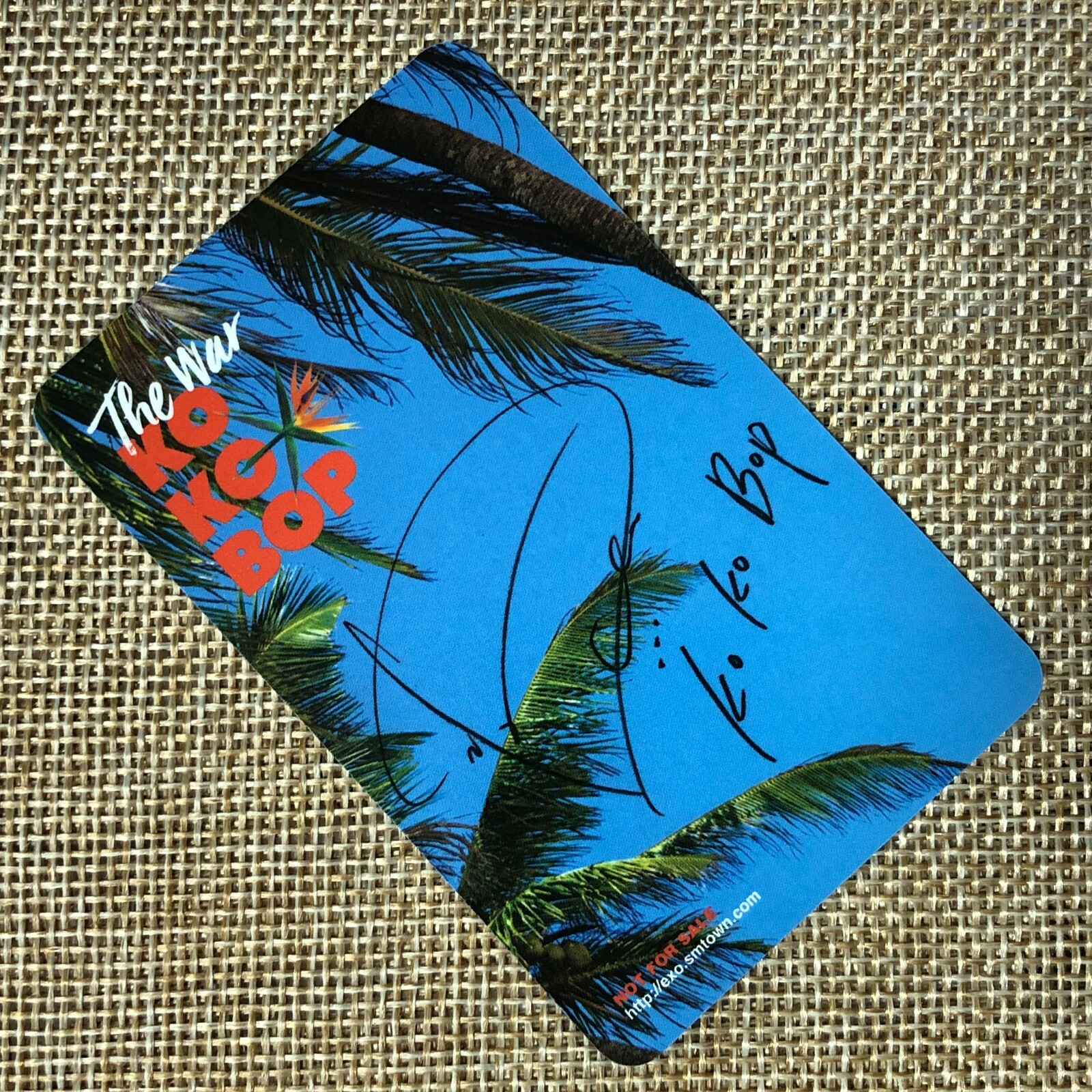 EXO D.O. #1 [ The War KOKOBOP Official Photocard ] 4th Album / New / +Gift
