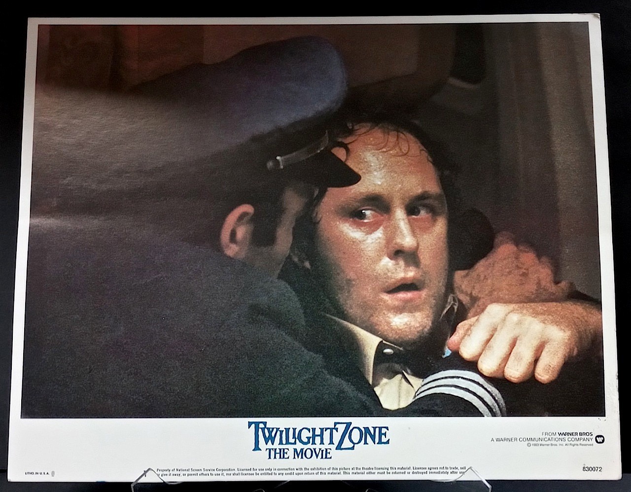 1983 TWILIGHT ZONE THE MOVIE Complete LOBBY CARD Set SPIELBERG Rod Serling NM