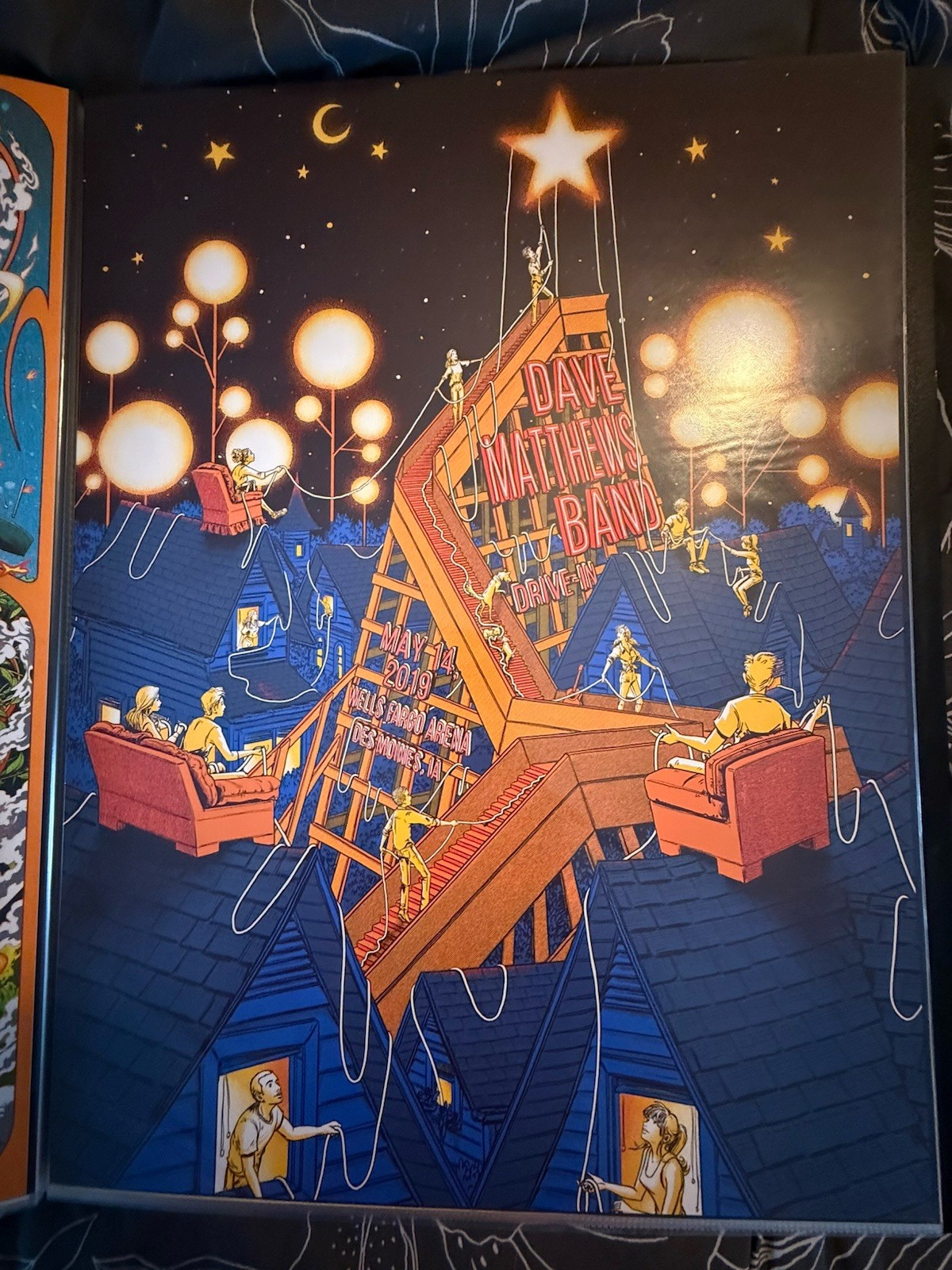 Dave Matthews Band Poster 5/14/19 Drive In DesMoines IA /470