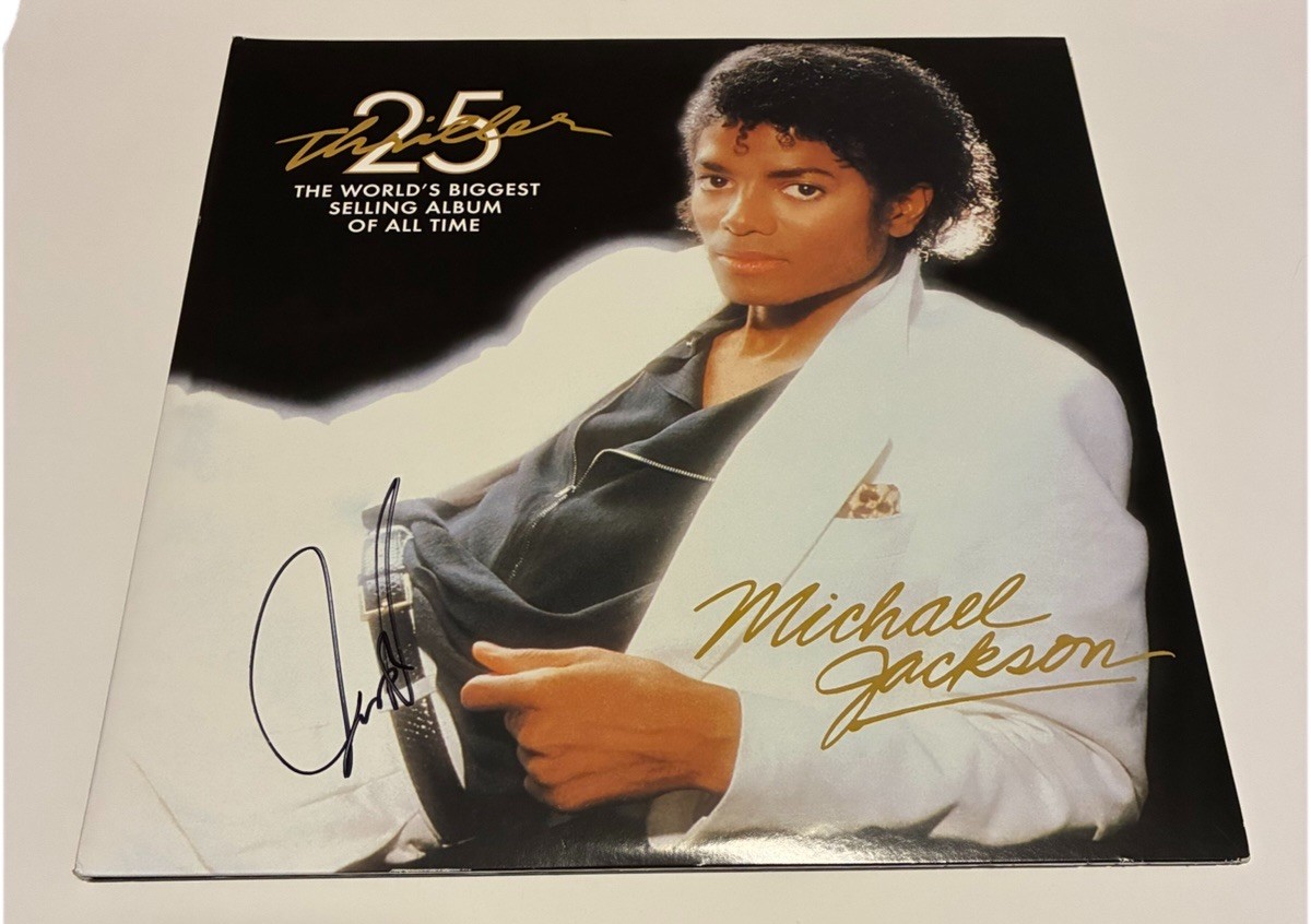 Jafaar Jackson Autographed Michael Jackson Thriller 25th Anniversary Beckett COA
