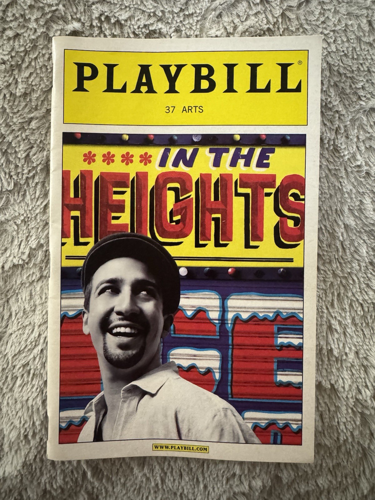 In The Heights Pre-Broadway Playbill – 37 Arts February 2007
