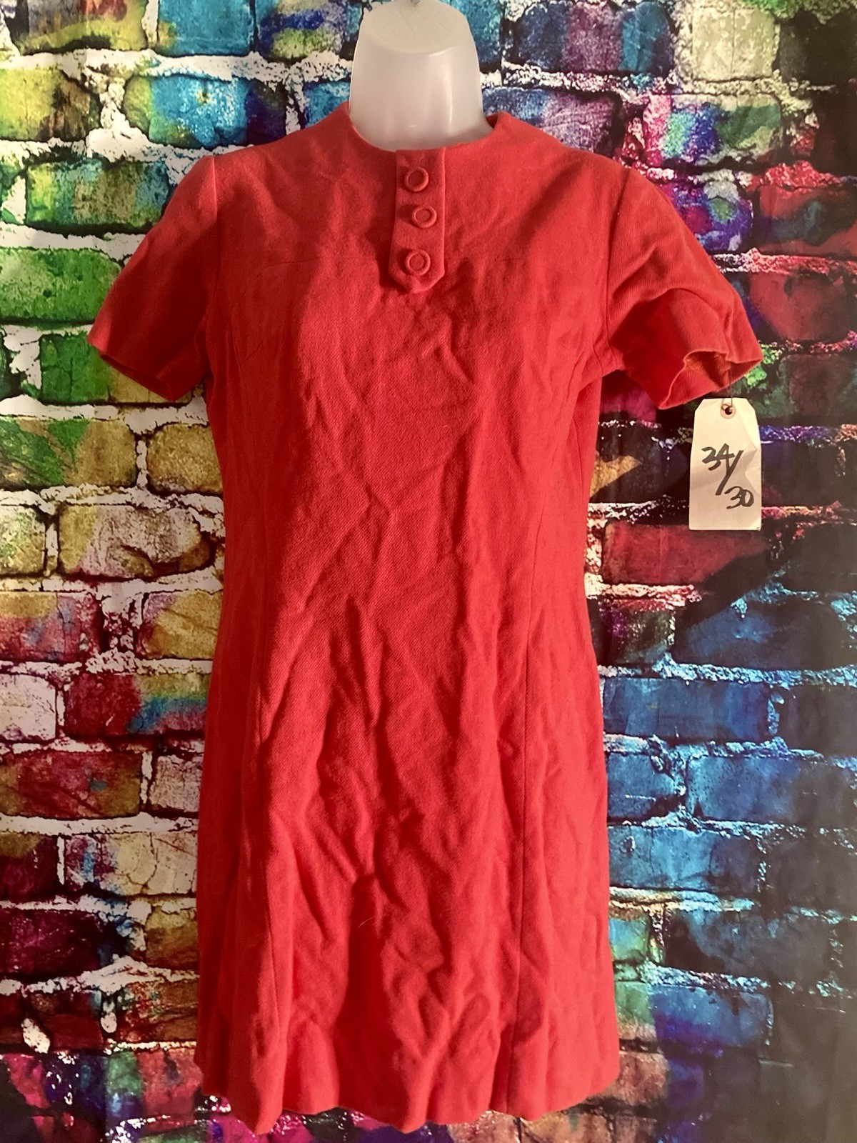 Dreamgirls Screen wardrobe Red Felt Dress MCM With Premiere Props COA