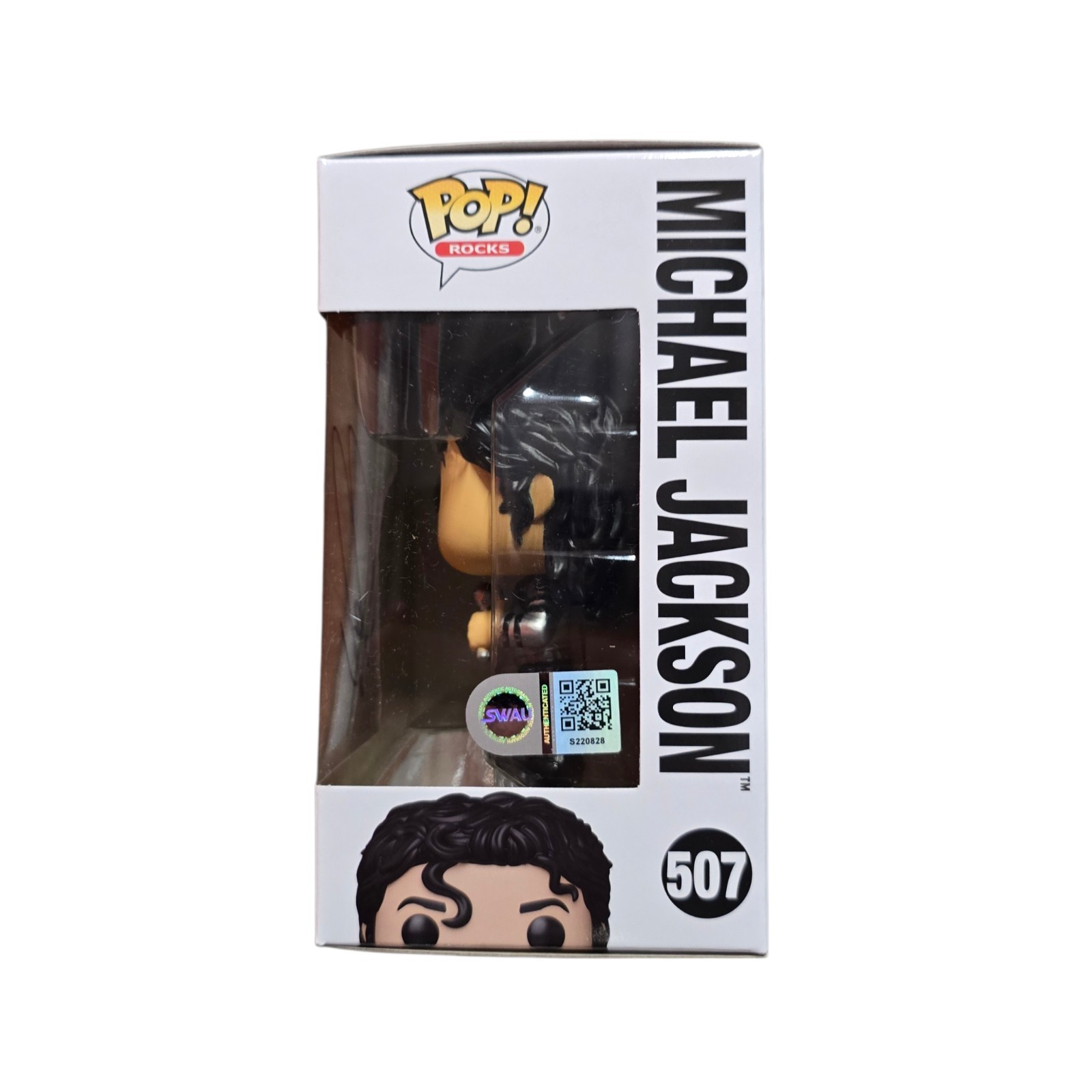 Jafaar Jackson Signed Michael Jackson Funko 507 Bad SWAU Authenticated RARE