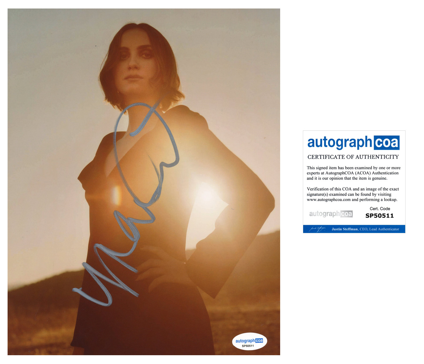 Maude Apatow ‘Euphoria’ Actress Sexy Signed 8×10 Photo ‘Lexi Howard’ ACOA
