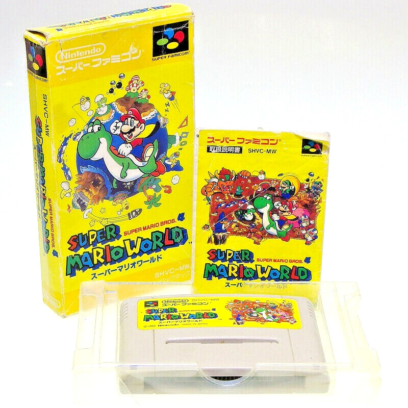 SUPER MARIO WORLD A Nintendo Super Famicom SFC Japan Import Comp somewhat used