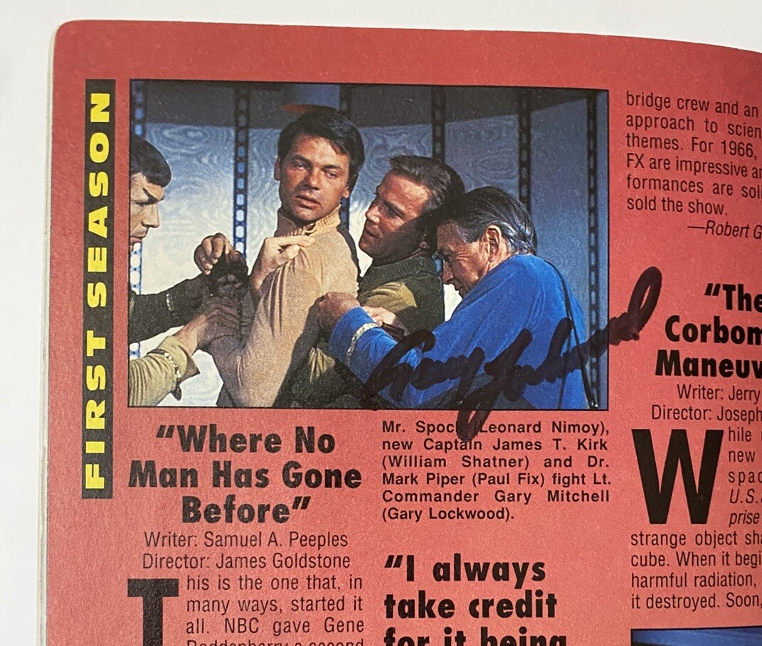 Star Trek Mag AUTOGRAPHED: Doohan Koenig Grace Whitney De Lancie Dorn & Others