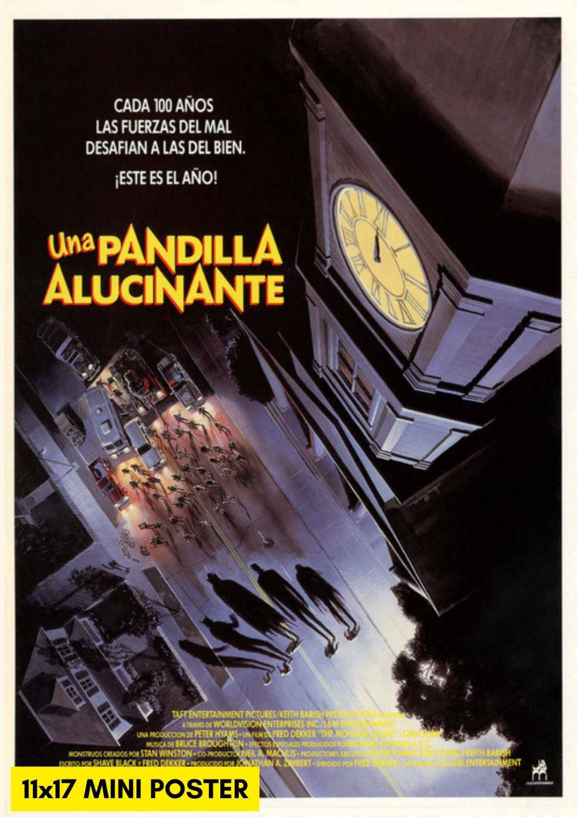 The Monster Squad (1987) Movie Poster 11×17 Spanish Spain Dracula