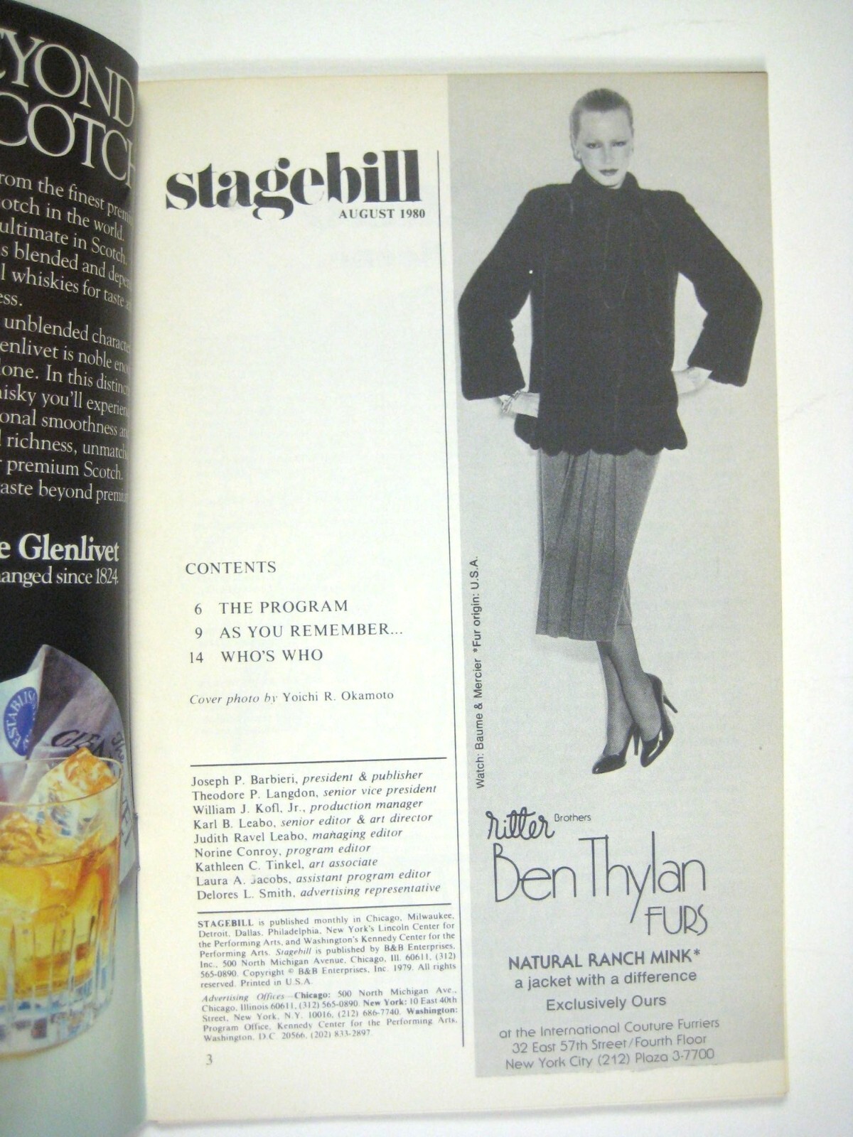 Stagebill 1980 Program Warp Episode II Unleashed Unchain Apollo Theater Chicago