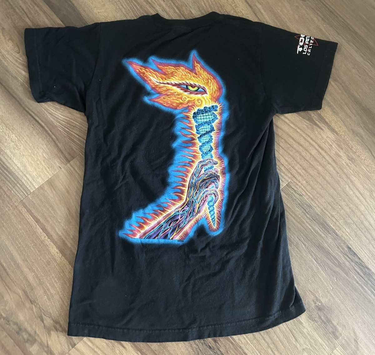 Tool Torch Fear Inoculum Tour Shirt Metal Band Concert Shirt Sz S Black Y2K Rock