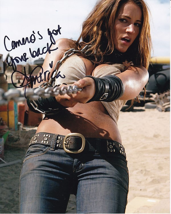AMERICA OLIVO Signed Autographed 8×10 BITCH SLAP CAMERO Photo GREAT CONTENT!