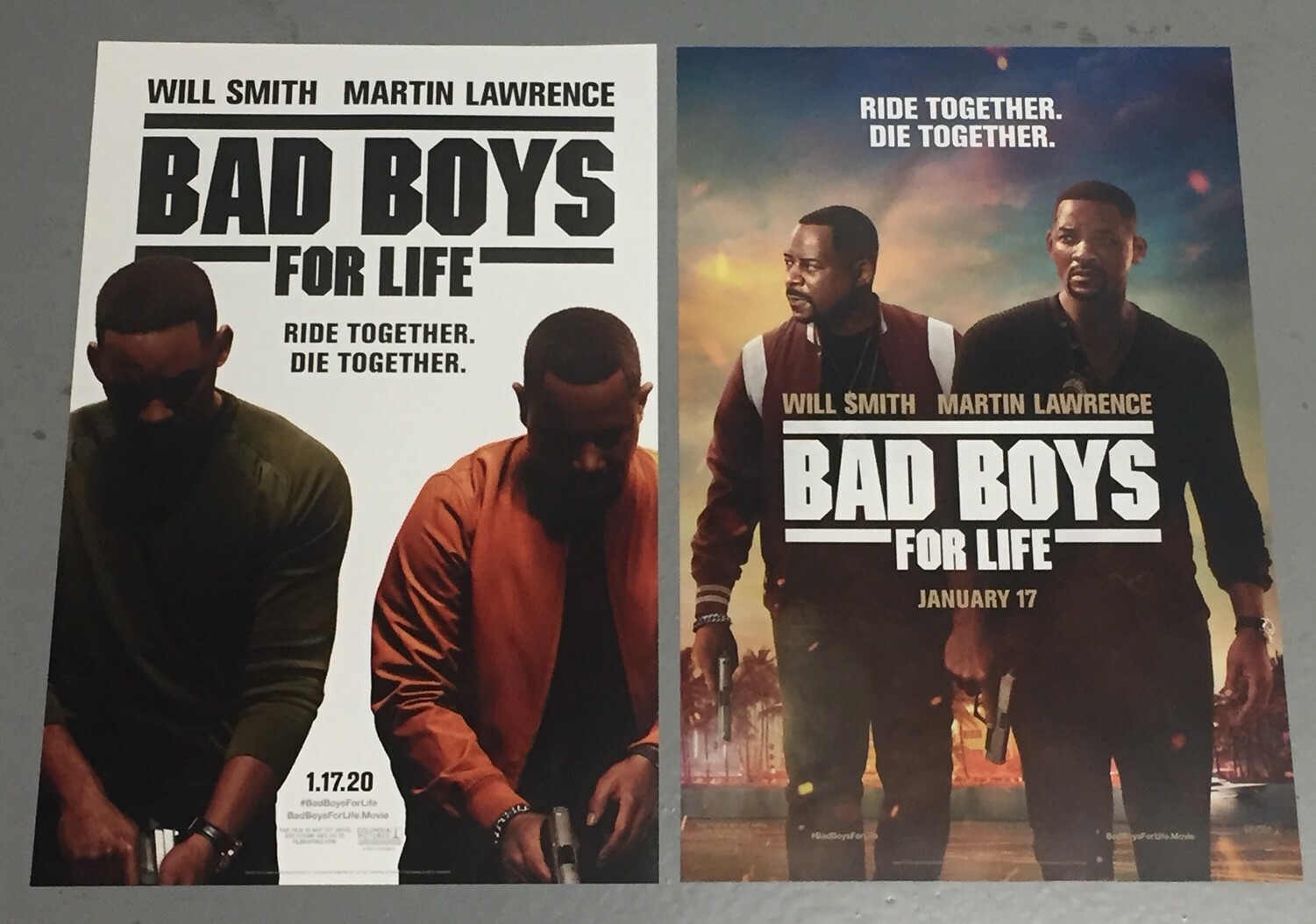 Bad Boys For Life Movie Poster 11×17 / 27×40 Will Smith Martin Lawrence U Choose