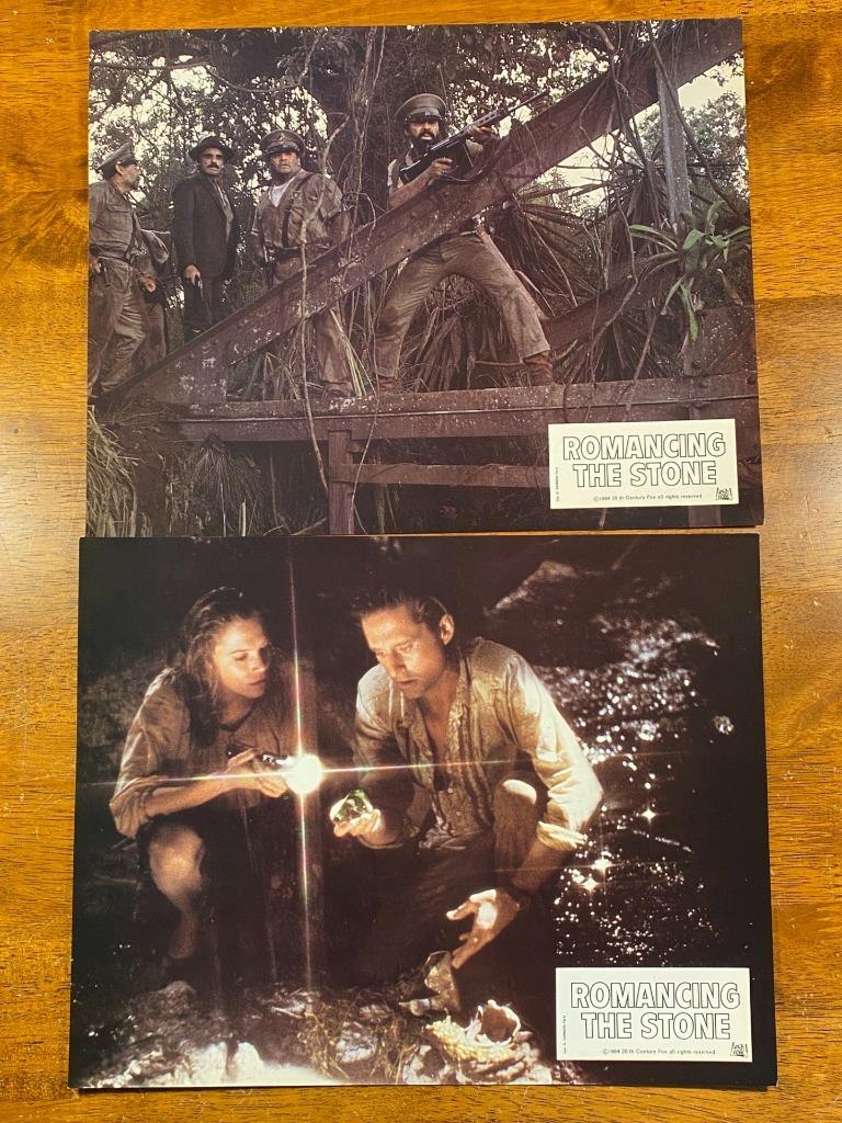 10 ROMANCING THE STONE Michael Douglas Lobby Cards Movie Still Photo Lot A357