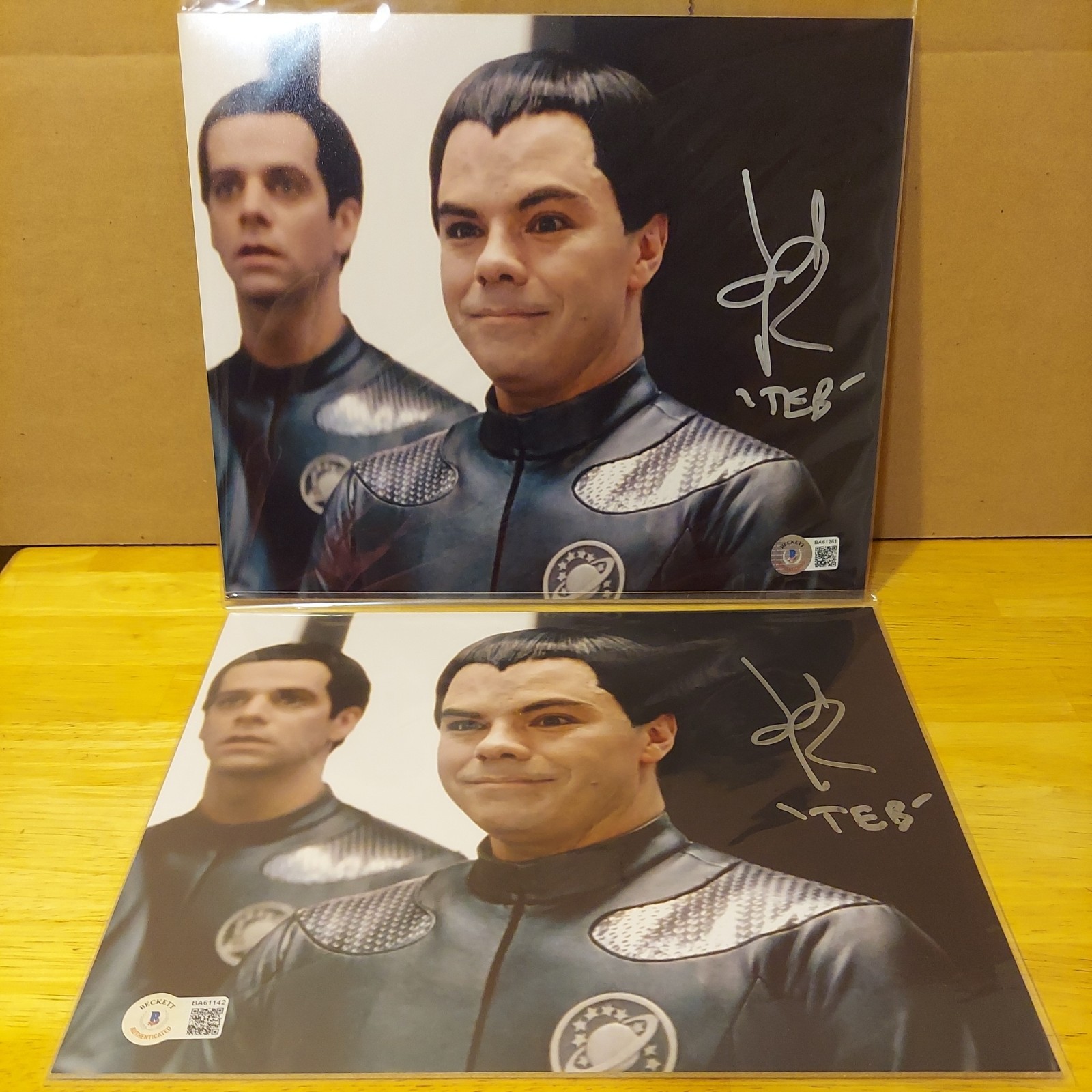 JED REES ” Teb” GALAXY QUEST signed autographed 8×10 Bam Box BAS