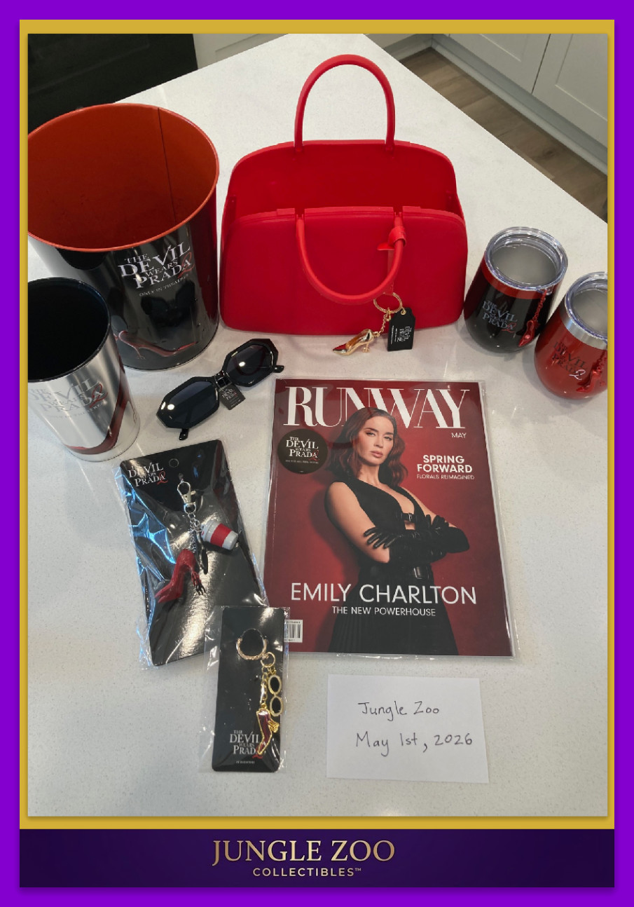 IN HAND Devil Wears Prada 2 Purse Popcorn Bucket + Wine Tumbler Set +Cup BUNDLE✅