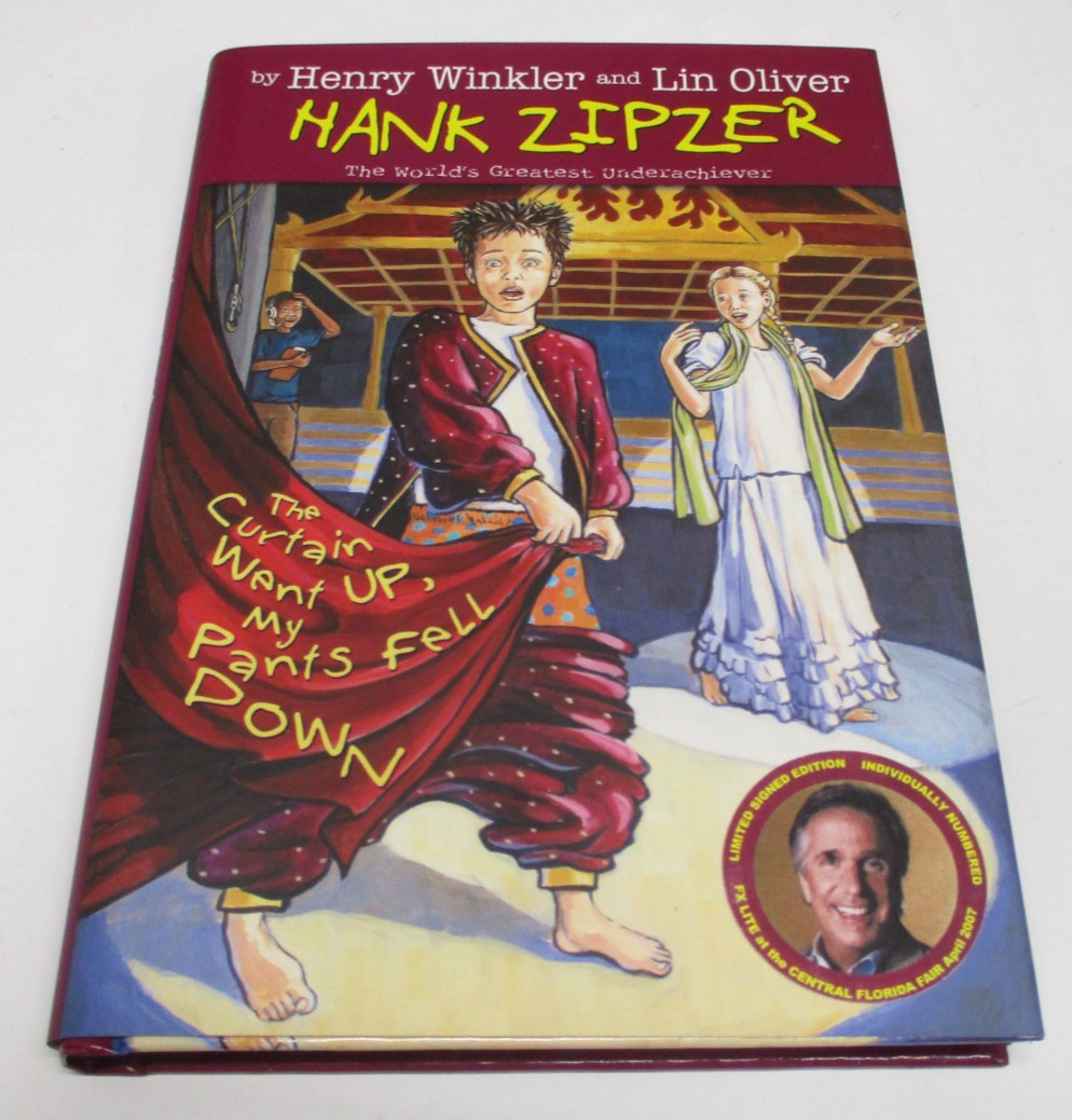 SIGNED by HENRY WINKLER 2007 Limited Edition (500) Book HANK ZIPZER Fonz CM5291