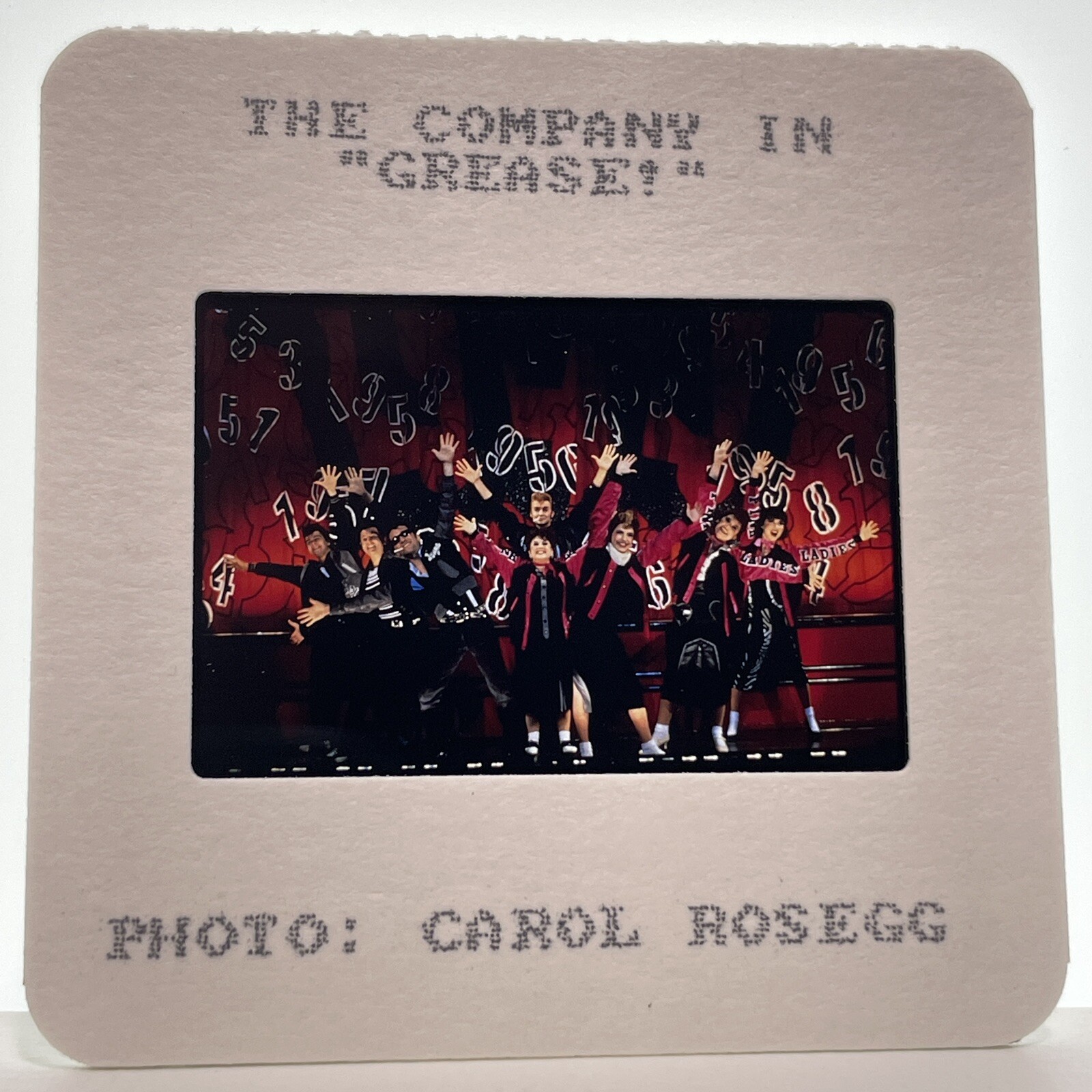 Vintage 35mm Publicity Slide For The Broadway Play Grease! #2