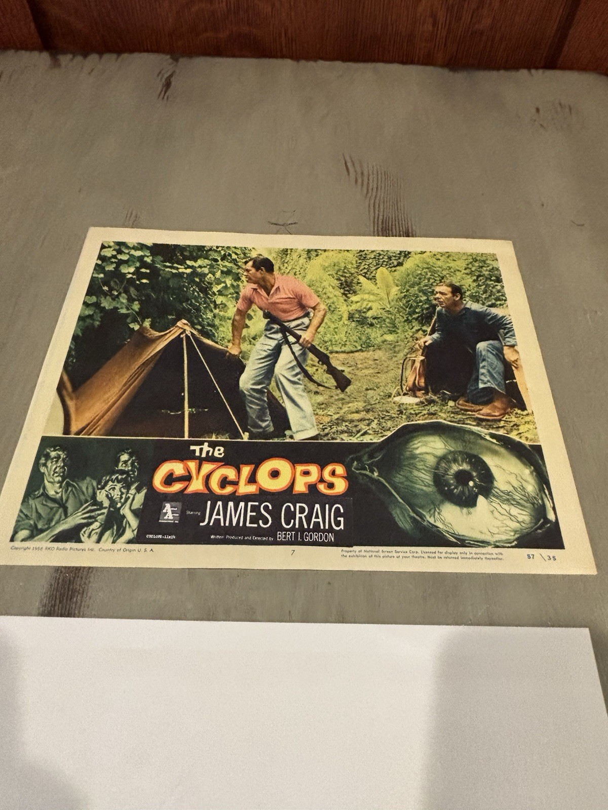 Original Lobby card lot of 3 Cult. Die Monster Die, X The Man with…,The Cyclops