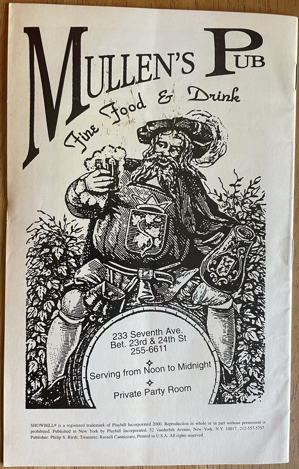 Program “Don Juan in Hell” Autograph by Cast members Weaver, Donnelly, Stephens