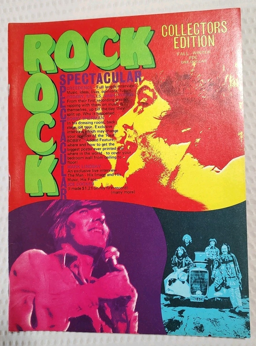 FALL/WINTER 1971 ROCK SPECTACULAR Collector’s Ed. music magazine Credence Nice