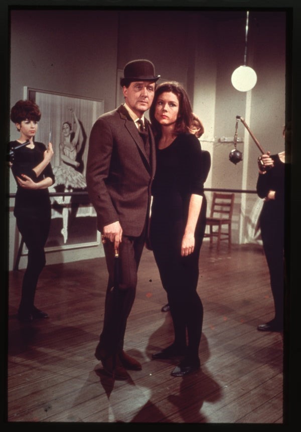 The Avengers Diana Rigg Patrick Macnee Vintage Duplicate 35mm Transparency