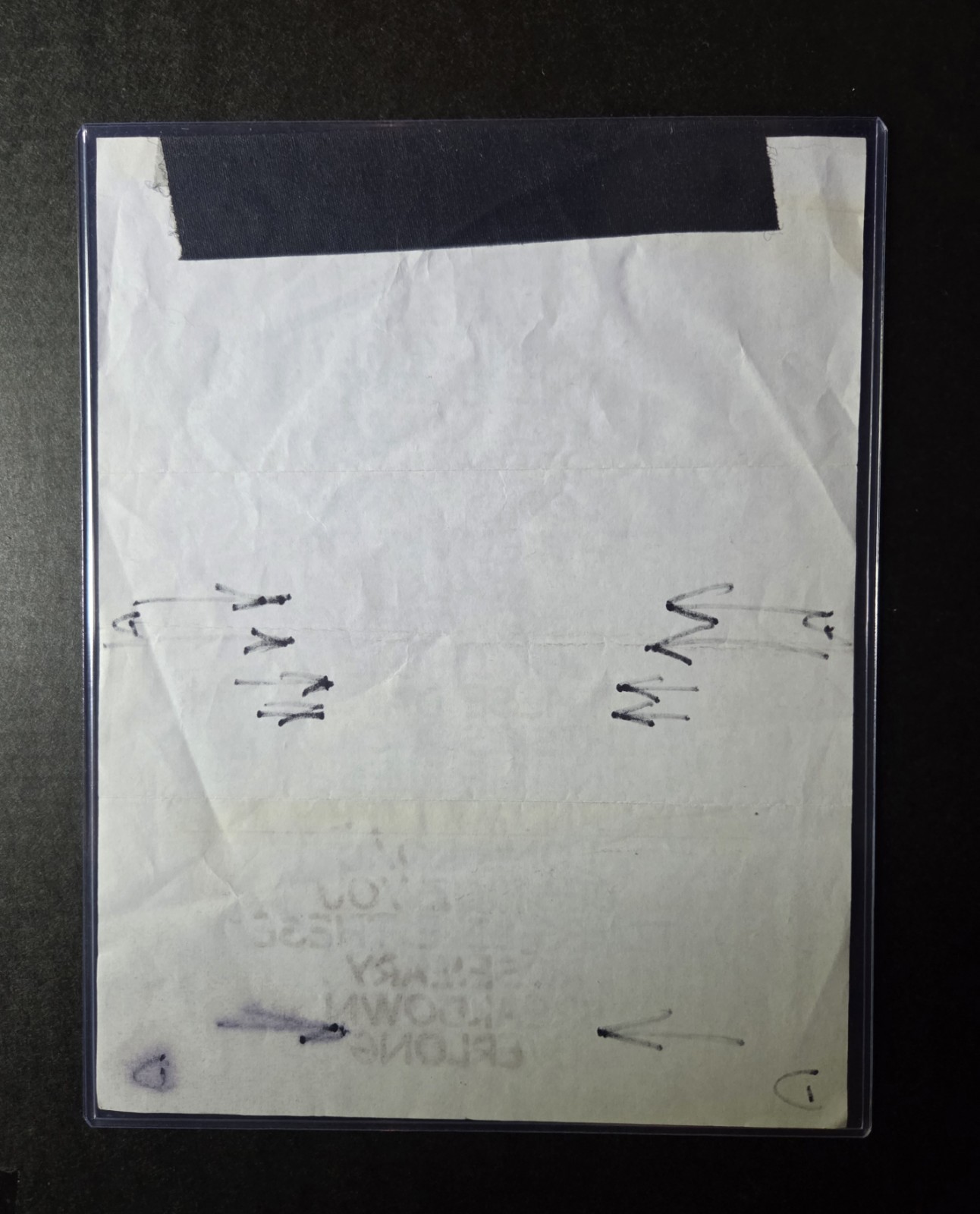 FOO FIGHTERS STAGE USED SETLIST WITH HAND WRITTEN NOTES WASTING LIGHT TOUR 2011