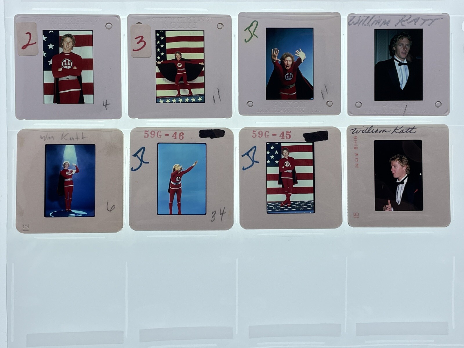The Greatest American Hero 35mm Slides William Katt Publicity Promo Vtg Lot of 8