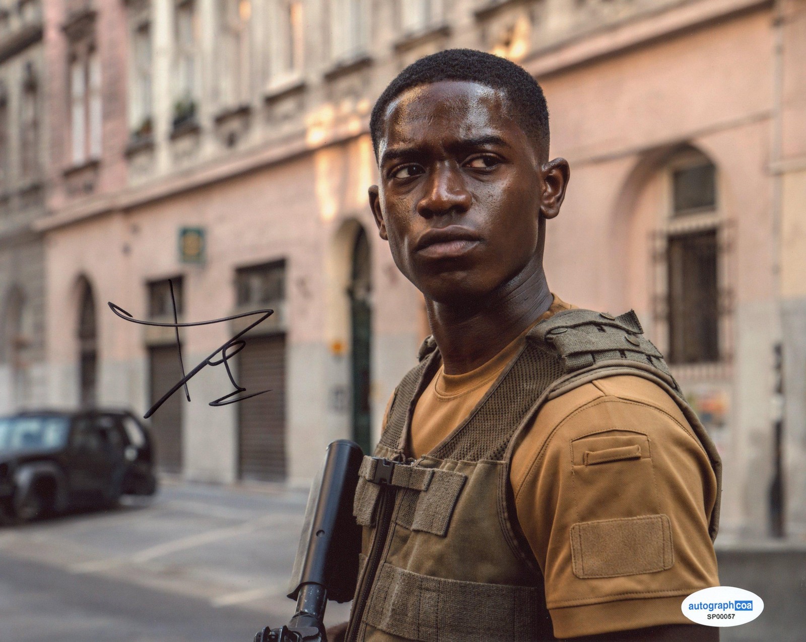 Damson Idris “Outside the Wire” AUTOGRAPH Signed ‘Harp’ 8×10 Photo B ACOA
