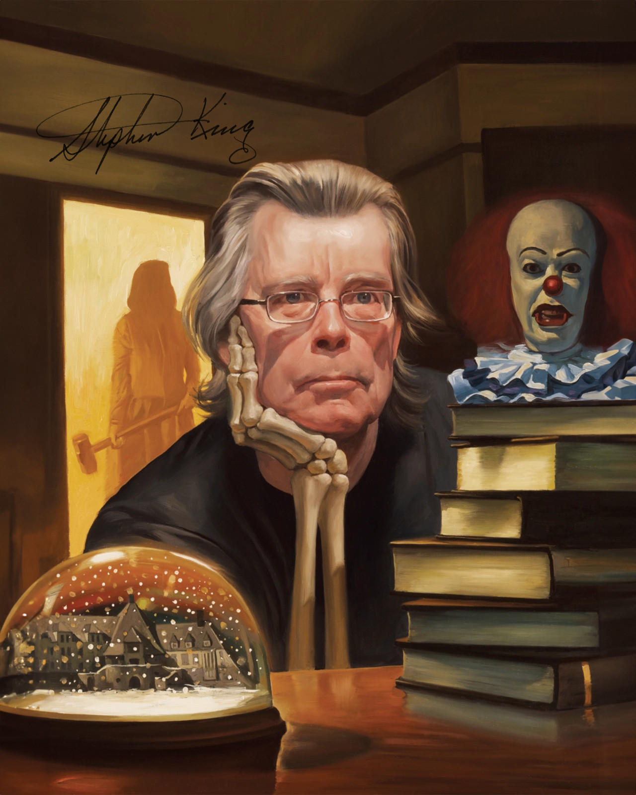 Stephen King signed 8X10 print photo poster picture autograph RP