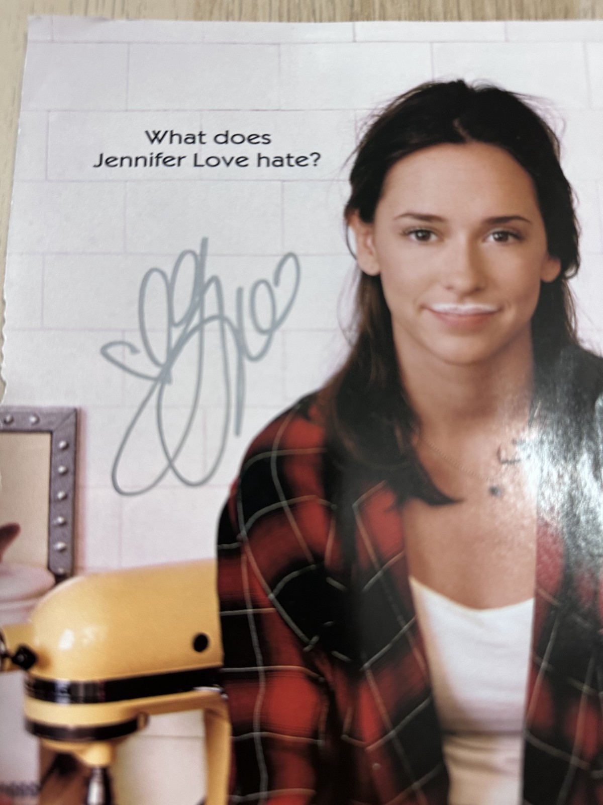 Jennifer Love Hewitt signed GOT MILK I Know What You Did Last Summer