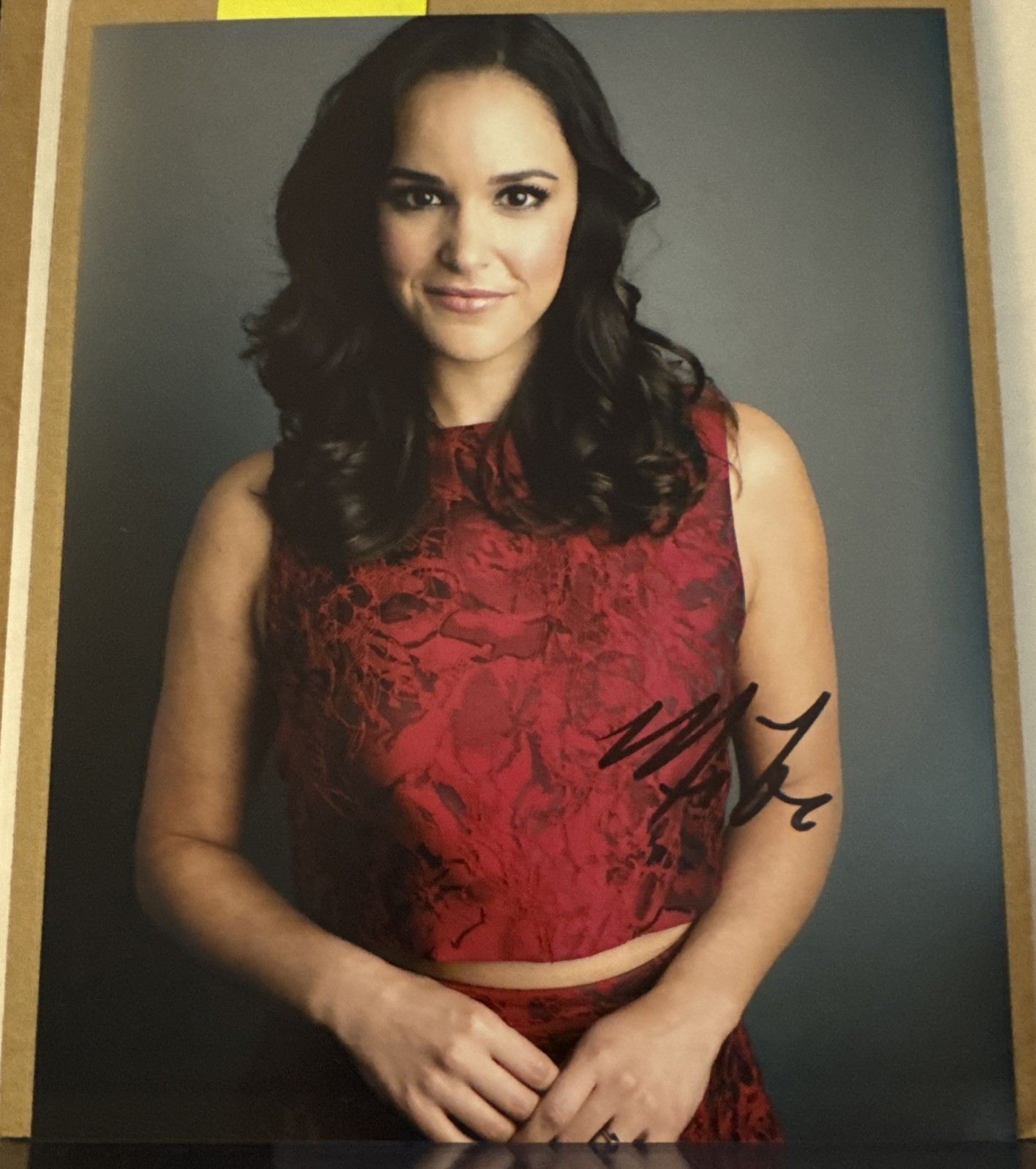 Melissa Fumero Signed 8×10 Photo Brooklyn 99 Amy Santiago Autograph