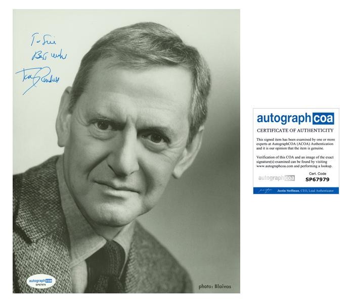 Tony Randall “The Odd Couple” AUTOGRAPH Signed 8×10 Photo ‘To Sue’ ACOA