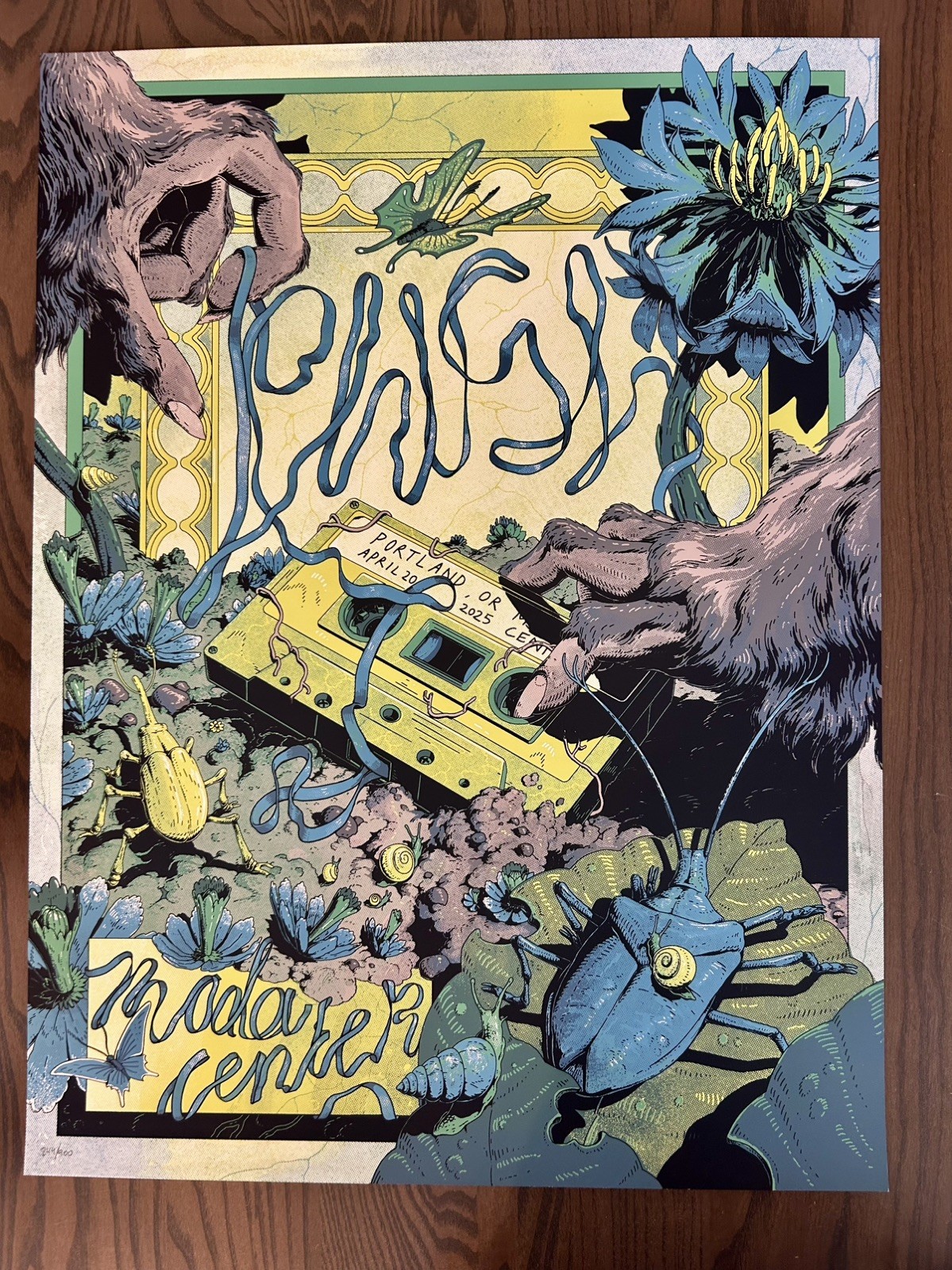 Phish Poster 2025 Moda Center Portland, OR Print