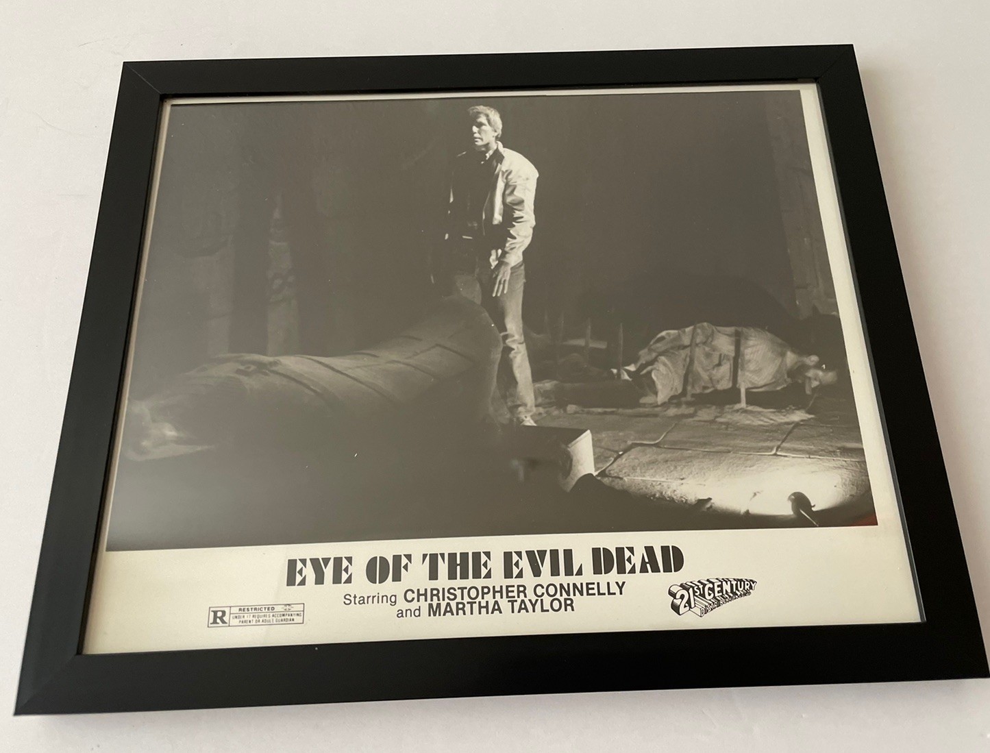 Vintage Eye of the Evil Dead 1982 Horror Press Promo Photo Framed Picture 8×10