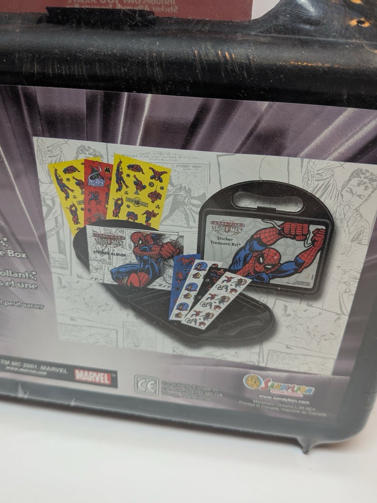 Ultimate Spider-Man Sticker Treasure Kit 2001 Vintage Stickers Pack Rare SEALED