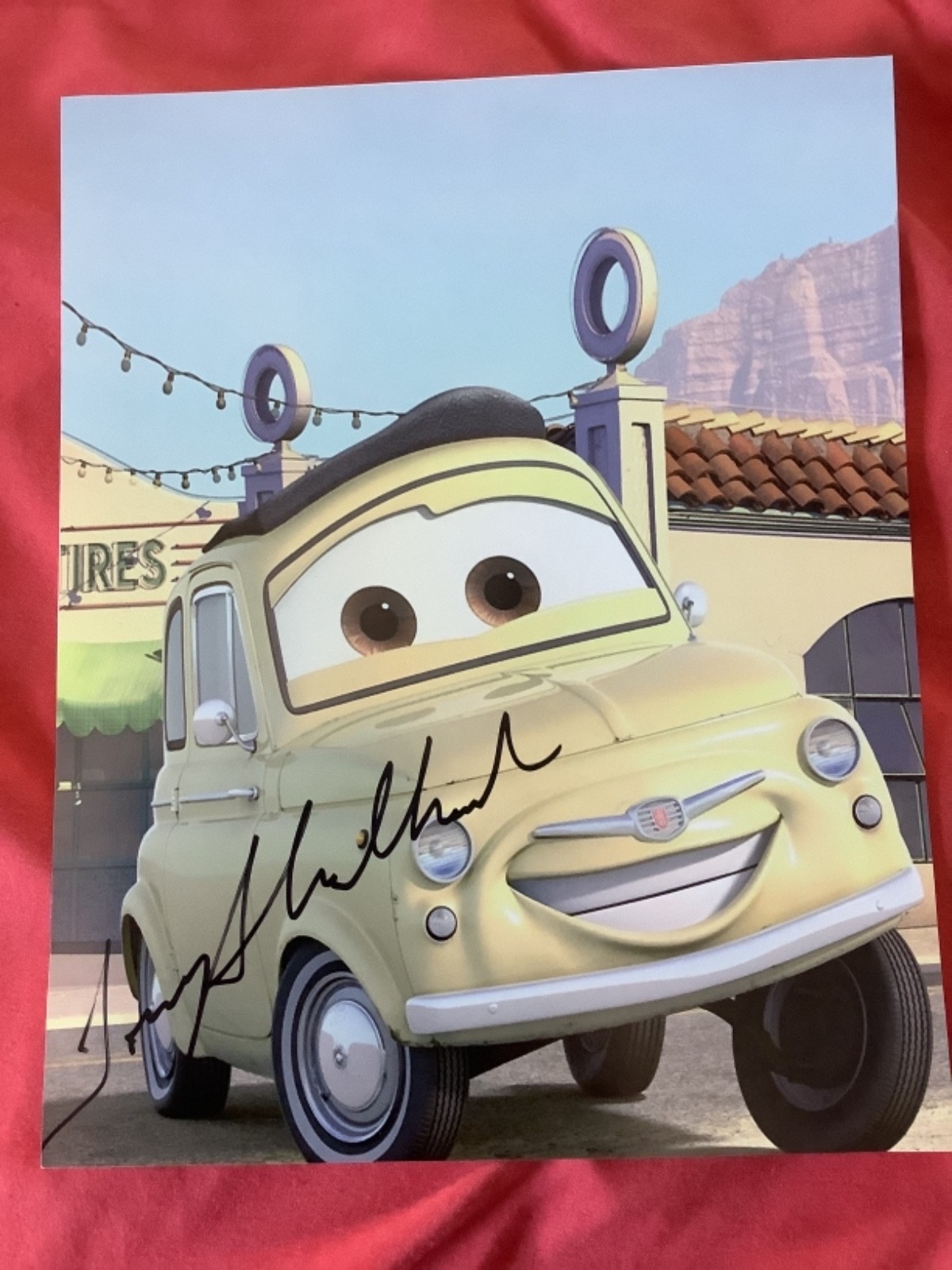 TONY SHLHOUB SIGNED 8×10 PHOTO AUTOGRAPH MONK CARS MOVIE LUIGI AUTO COA